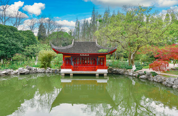 Landscape of Grand View Garden in Shanghai, China