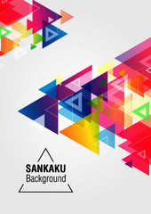 背景デザイン/三角