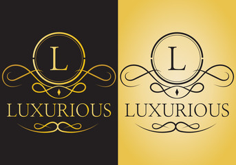 Luxury logo vector