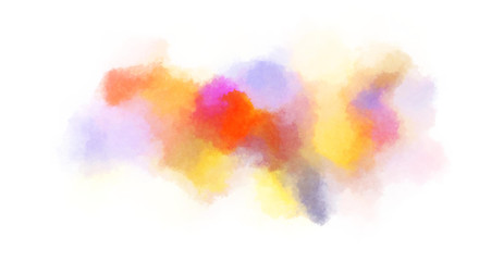 Watercolor painted background. Abstract Illustration wallpaper. Brush stroked painting. 2D Illustration.