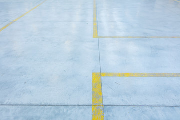 wood industry concept perspective clean isolated detail yellow lines industrial logistic floor...