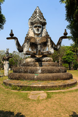 Obraz premium Buddha Park near Vientiane in Laos