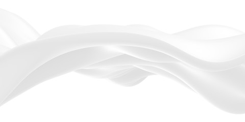White abstract liquid wavy background