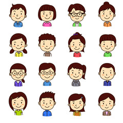 顔セット/子ども