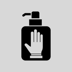 Cleaning Hand Soap Wash icon vector design templates