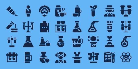 flask icon set