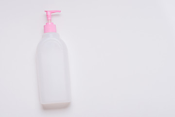 sanitizer dispenser on white background for label