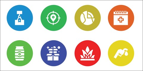 environment icon set