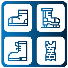 boot icon set