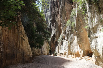 Canyon Torrent de Pareis, Mallorca, Spain