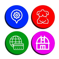 orbit icon set