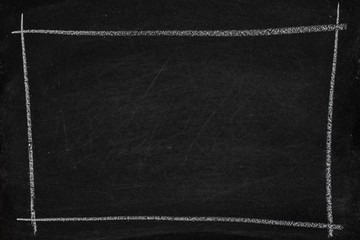 Chalkboard blackboard. Chalk texture school board display for background. chalk traces erased on board with copy space for add text or graphic design. Education concepts 
