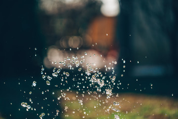Water splash. Nature background. Water. 