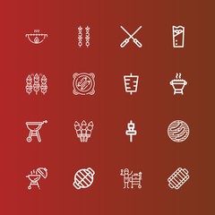 Editable 16 kebab icons for web and mobile