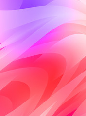 Abstract background with colorful gradient. Vibrant graphic wallpaper with stripes design. Fluid 2D illustration of modern movement.