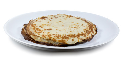 Traditional russian pancakes, blini