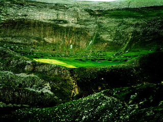 A rocky mountain in Algeria