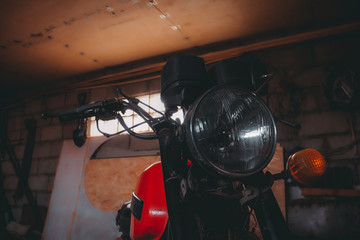 old vintage motorcycle