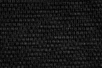 Black woven fabric