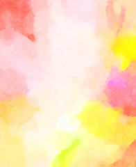 Watercolor painted background. Abstract Illustration wallpaper. Brush stroked painting. 2D Illustration.