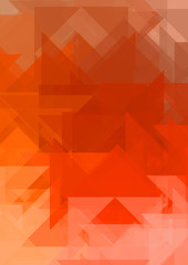 Overlapping design with triangles background. Abstract geometric wallpaper. Geometrical colorful triangular shapes.