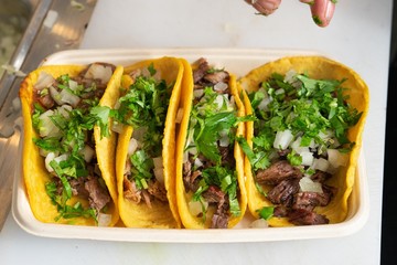 carne asada tacos