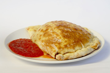 pizza on plate