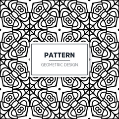 Seamless mandala islamic pattern. Vintage elements