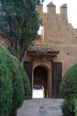 entrance to the castle