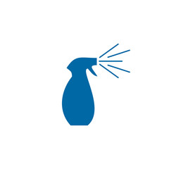Hand sprayer icon logo design template