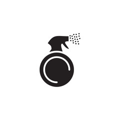 Hand sprayer icon logo design template