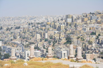 Vue Panoramique Amman Jordanie