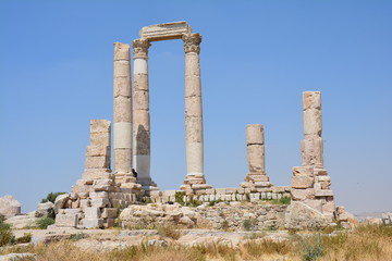 Fototapeta na wymiar Ruines Amman Jordanie