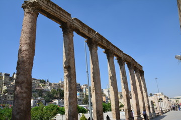 Ruines Amman Jordanie