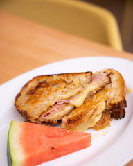 grilled cheese ham and cheese