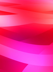 Abstract background with colorful gradient. Vibrant graphic wallpaper with stripes design. Fluid 2D illustration of modern movement.