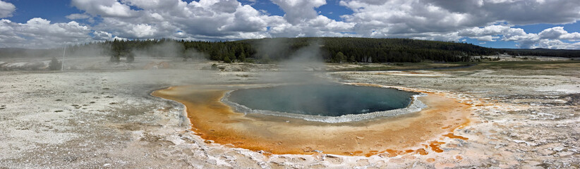 Hot spring in Yellowstone National Park, Wyoming 