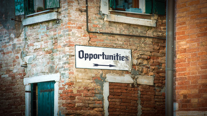 Street Sign to Opportunities