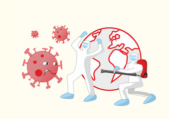 world against coronavirus