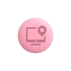 System Location -  Modern App Button
