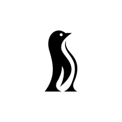 Penguin logo on a white background.