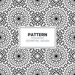 Seamless mandala islamic pattern. Vintage elements