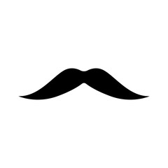 Mustache icon vector