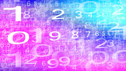 Numbering pattern texture background wallpaper