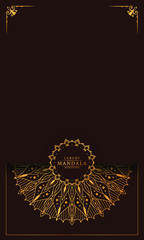 
Modern luxury ornamental mandala background with arabesque pattern arabic
 islamic east style.decorative mandala for print, poster,
 cover, brochure, flyer, banner