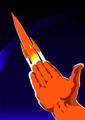 cosmonautics day vector card, space card, space
