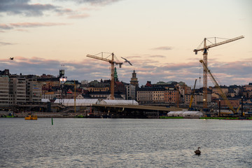 Constuction work in Stockholm City