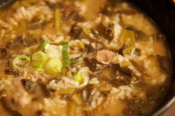 Rice in Korean soup