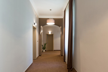 Fototapeta na wymiar Interior of a hotel doorway