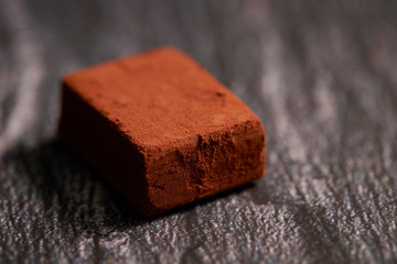 close up of a chocolate bar